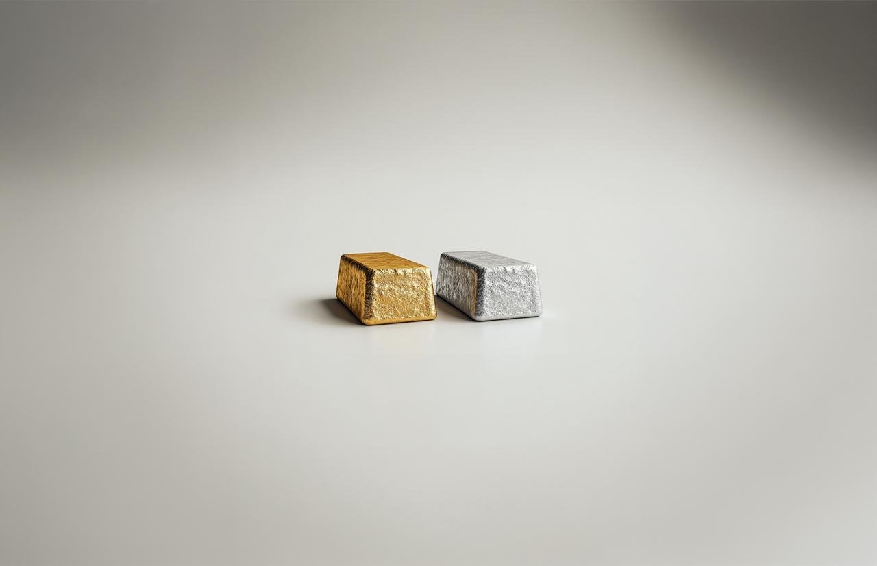 Ouro e Prata em alta: