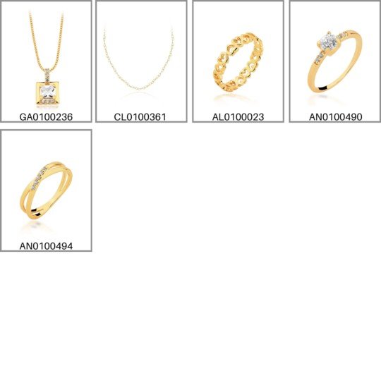 Kit Banhado a Ouro 18k