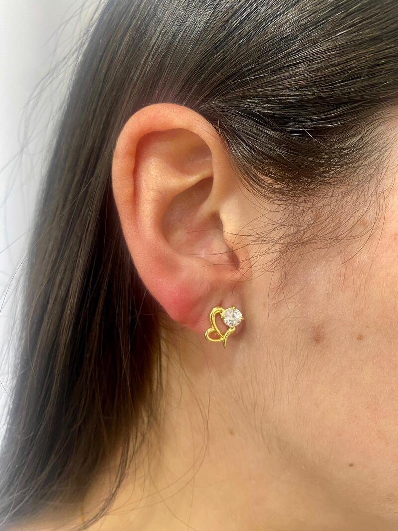 Brinco Borboleta Banhado a Ouro 18k