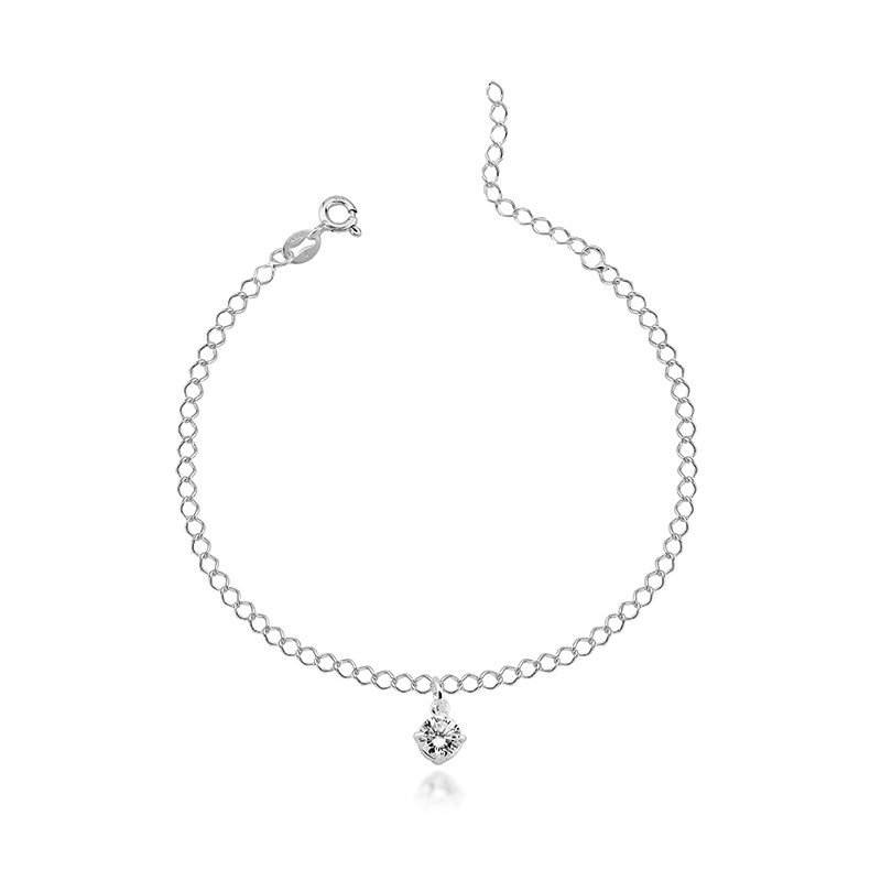 Pulseira Ponto de Luz Prata 925