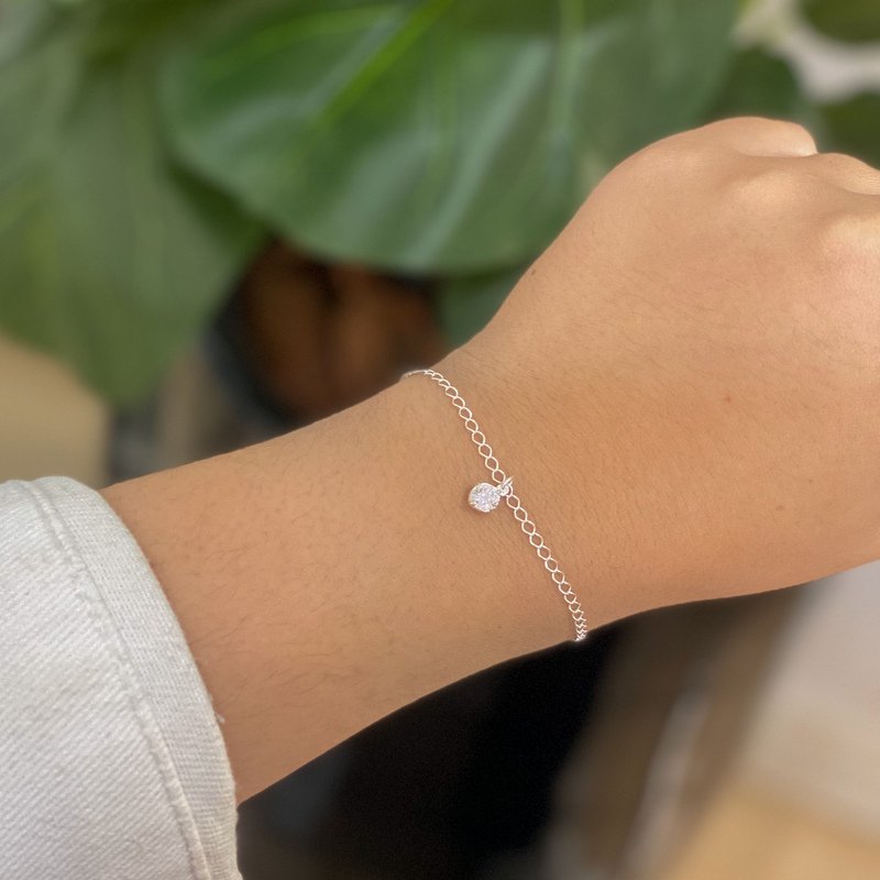 Pulseira Ponto de Luz Prata 925