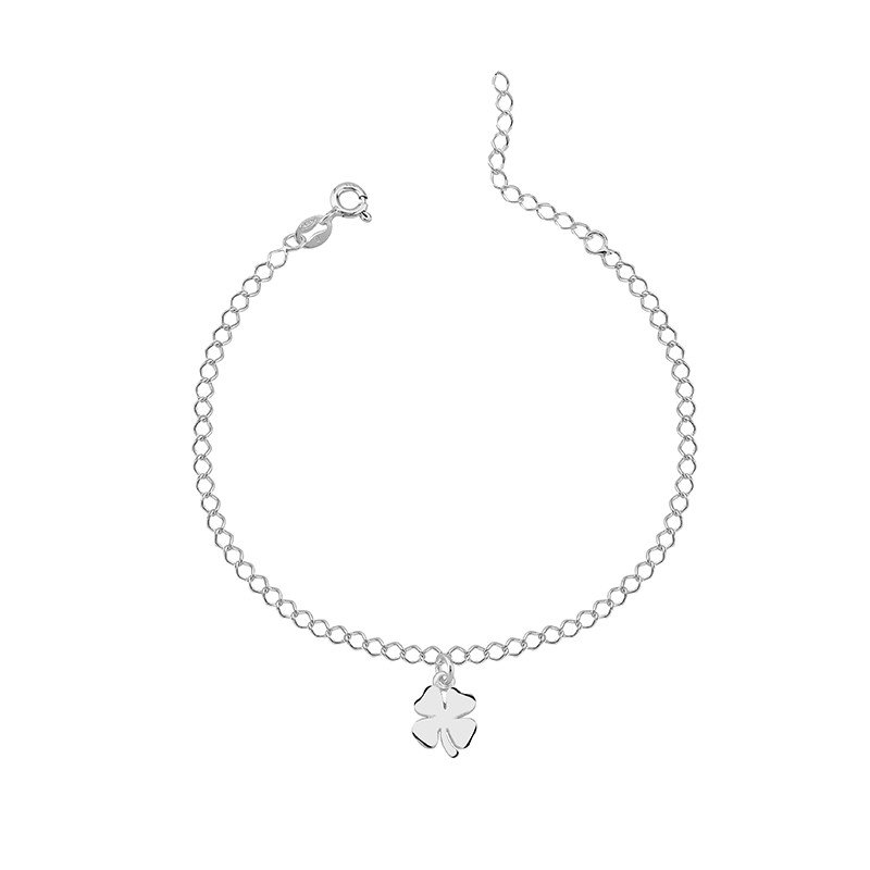 Pulseira Trevo Prata 925