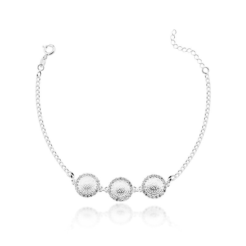 Pulseira Mandalas Prata 925