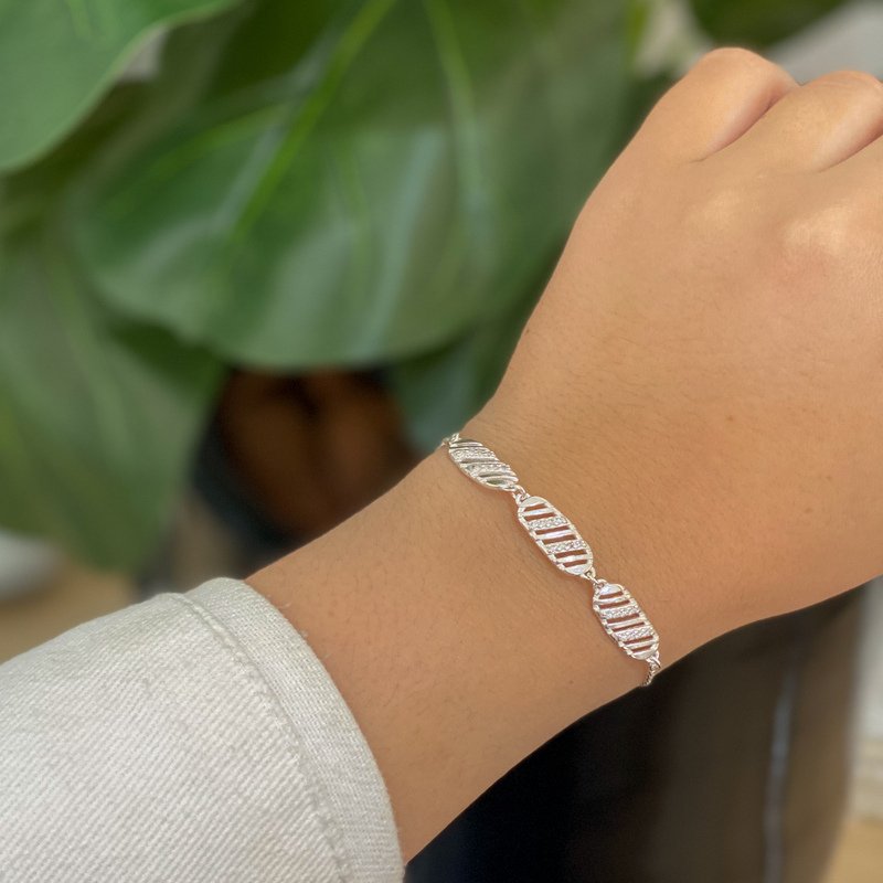 Pulseira Chapas Prata 925