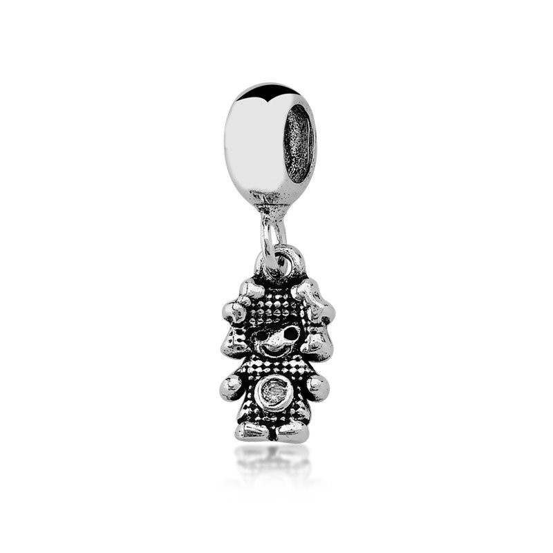 Berloque Menina Prata 925