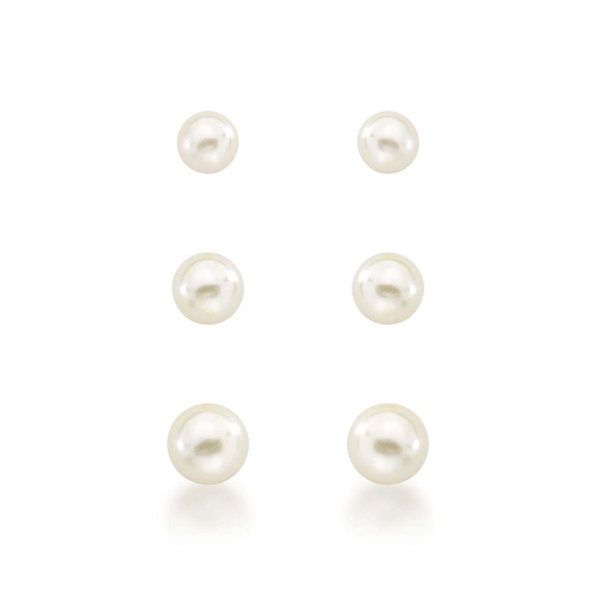 Trio Pérolas Banhado a Ouro 18k