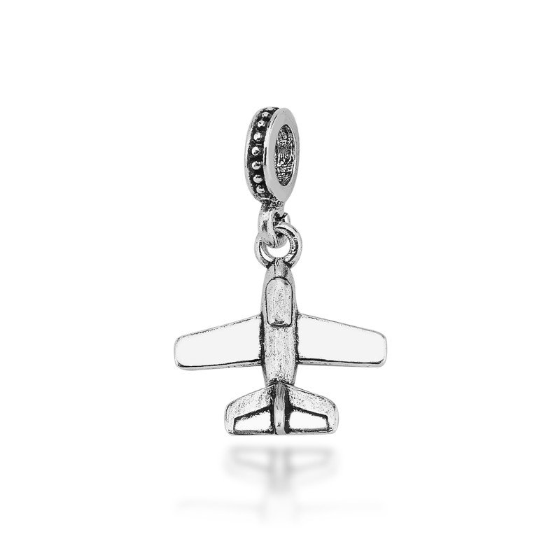 Berloque Avião Prata 925