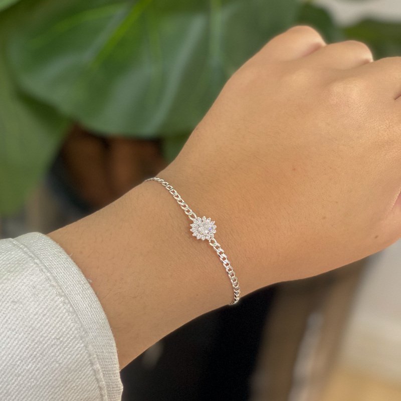 Pulseira Chuveirinho Prata 925