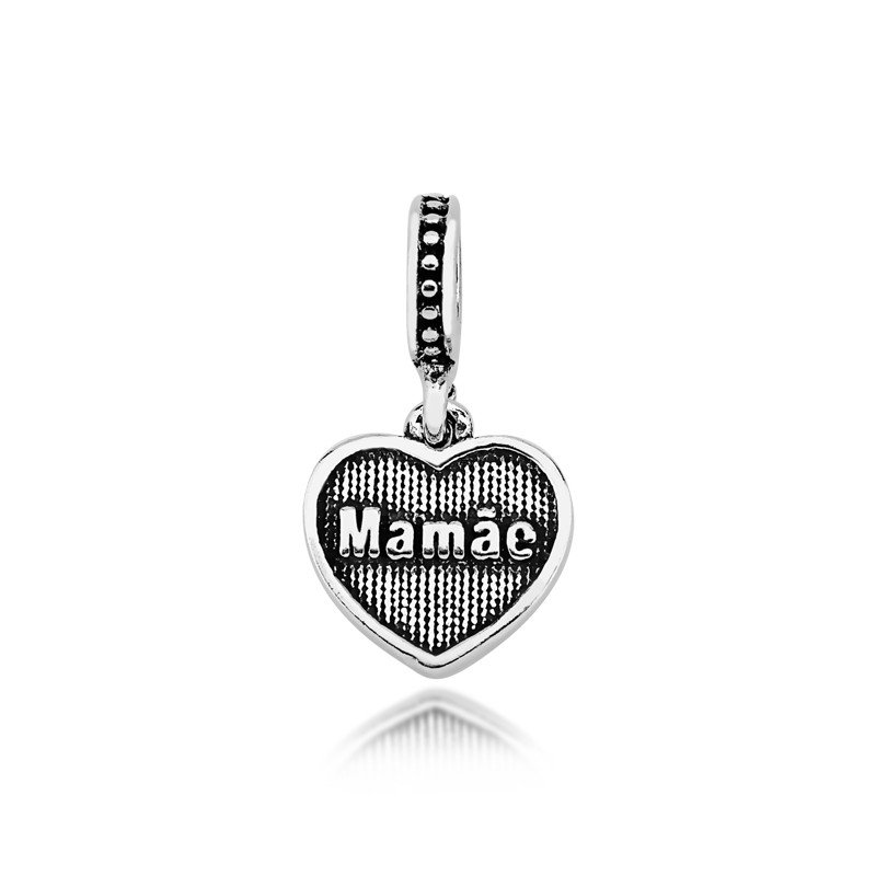 Berloque Mamãe Pra Sempre Juntas Prata 925