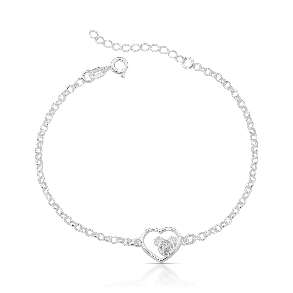 Pulseira Mickey Prata 925