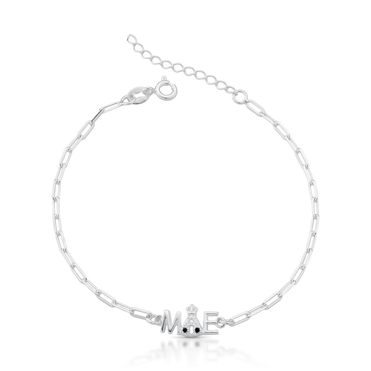 Pulseira Mãe Aparecida Prata 925