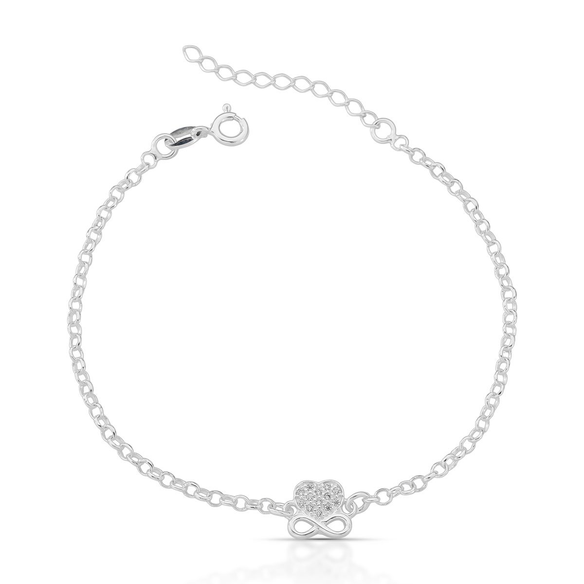 Pulseira Amor Infinito Prata 925
