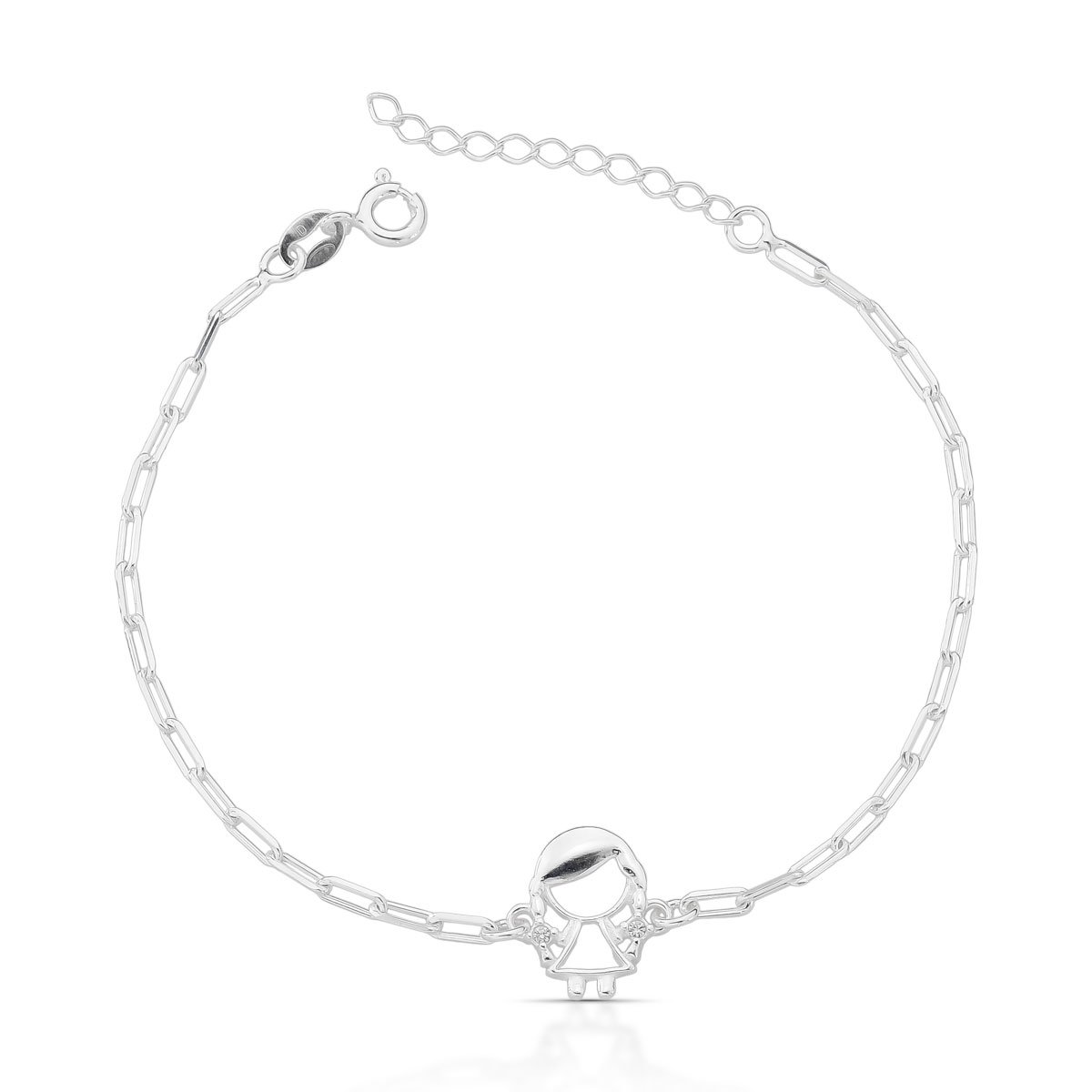 Pulseira Menina Prata 925