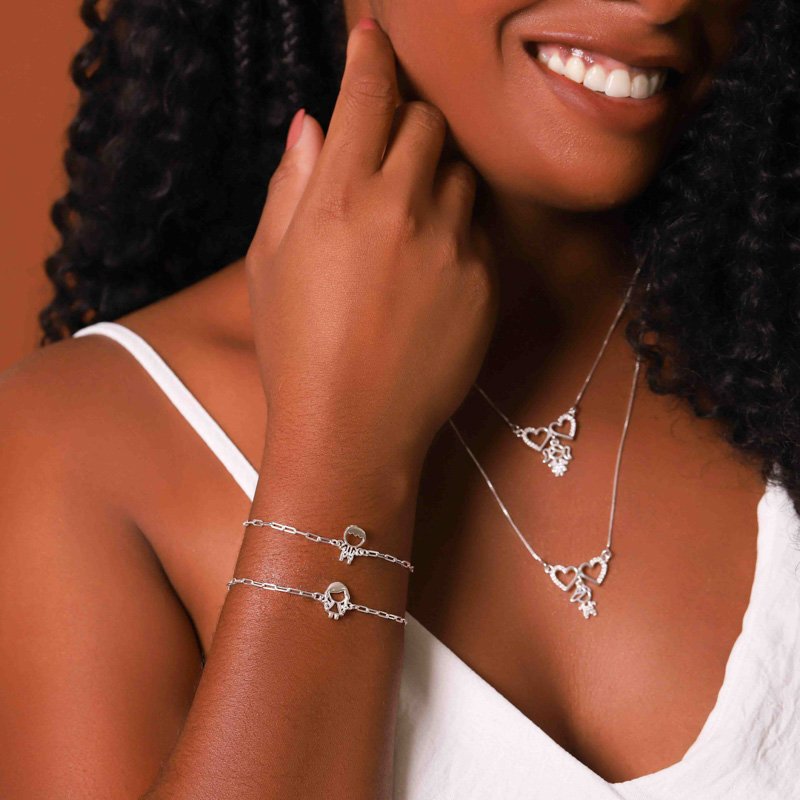 Pulseira Menina Prata 925