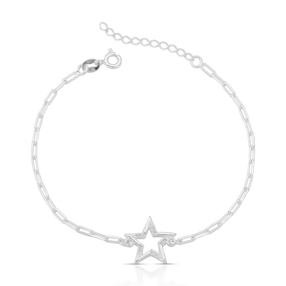 Pulseira Estrela Prata 925