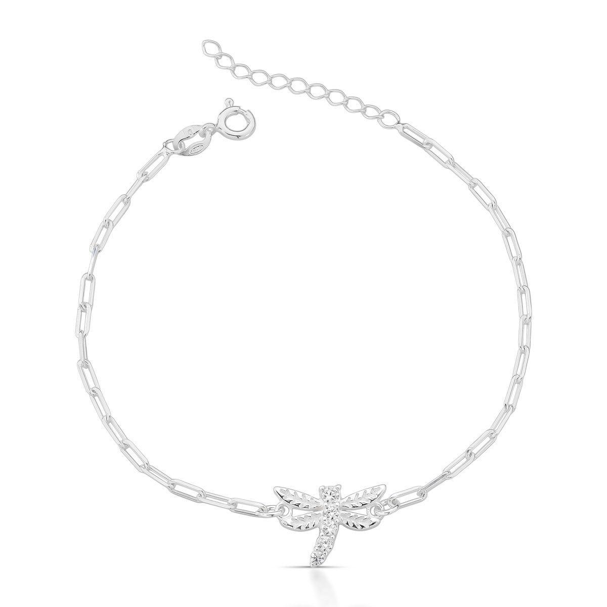 Pulseira Libélula Prata 925