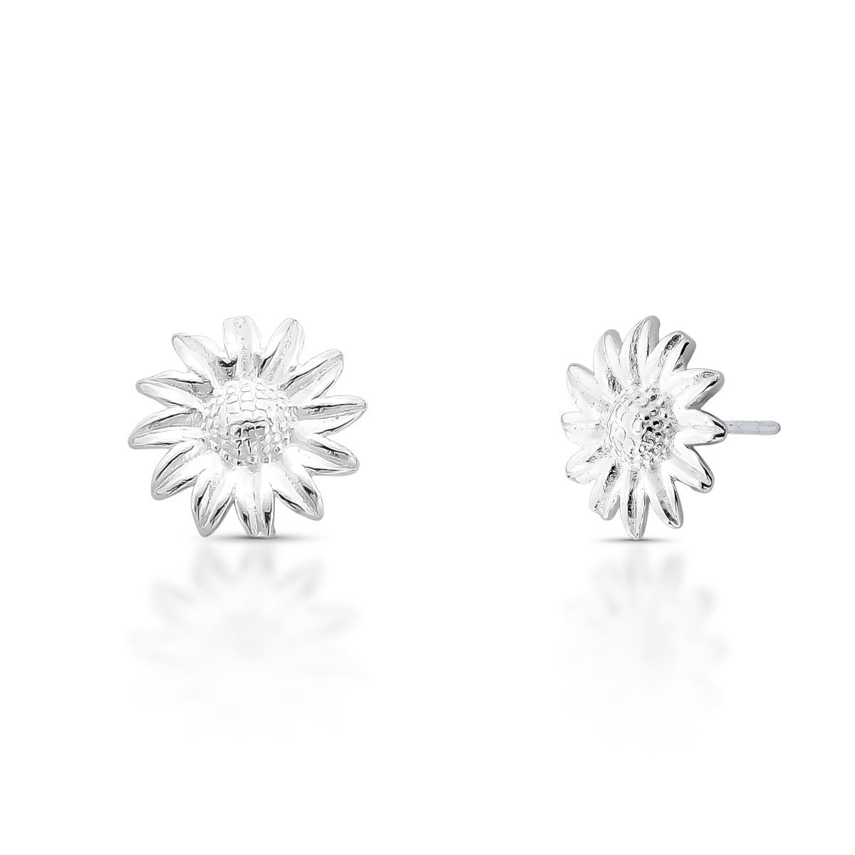 Brinco Girassol Prata 925