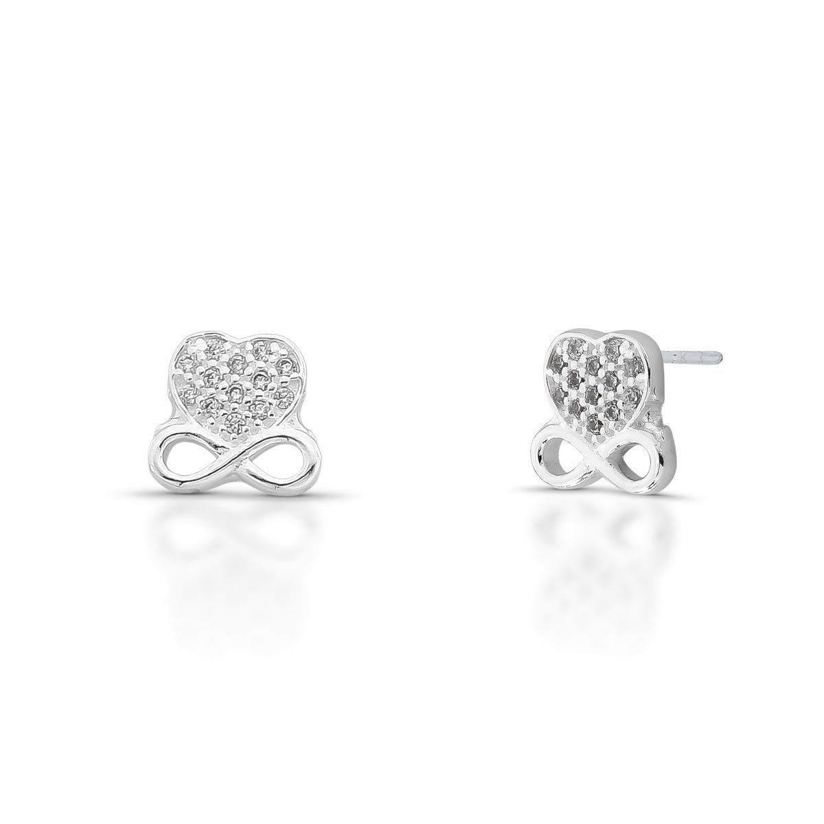 Brinco Amor Infinito Prata 925