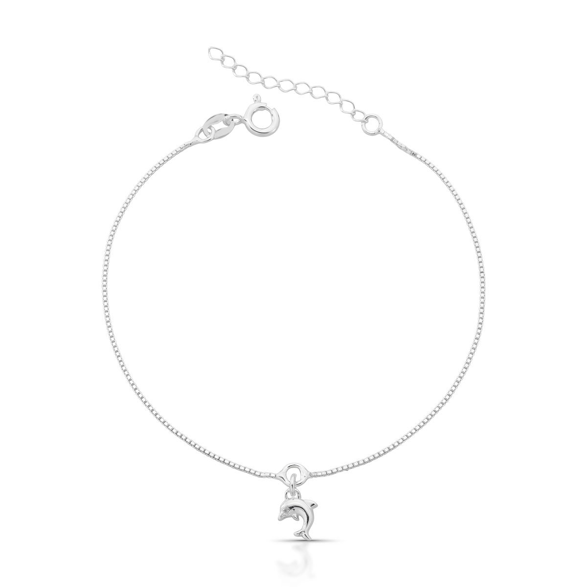 Pulseira Golfinho Prata 925