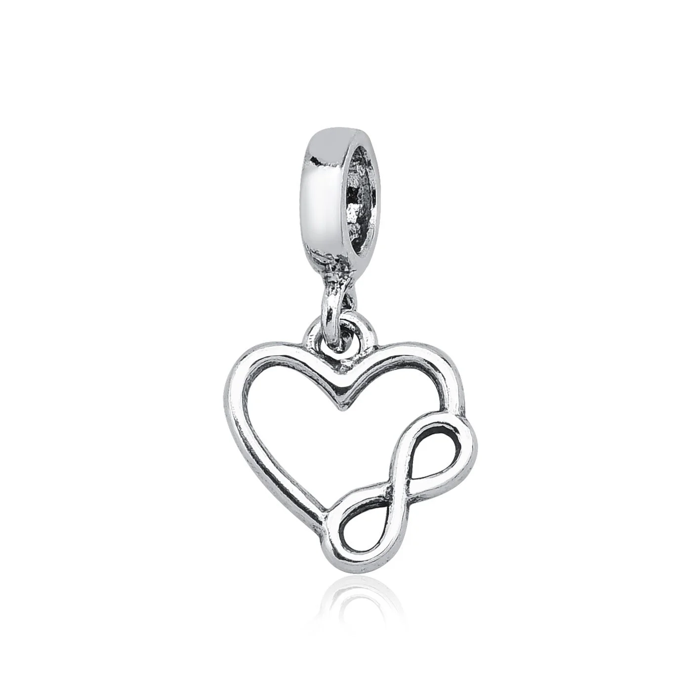 Berloque Coração Prata 925