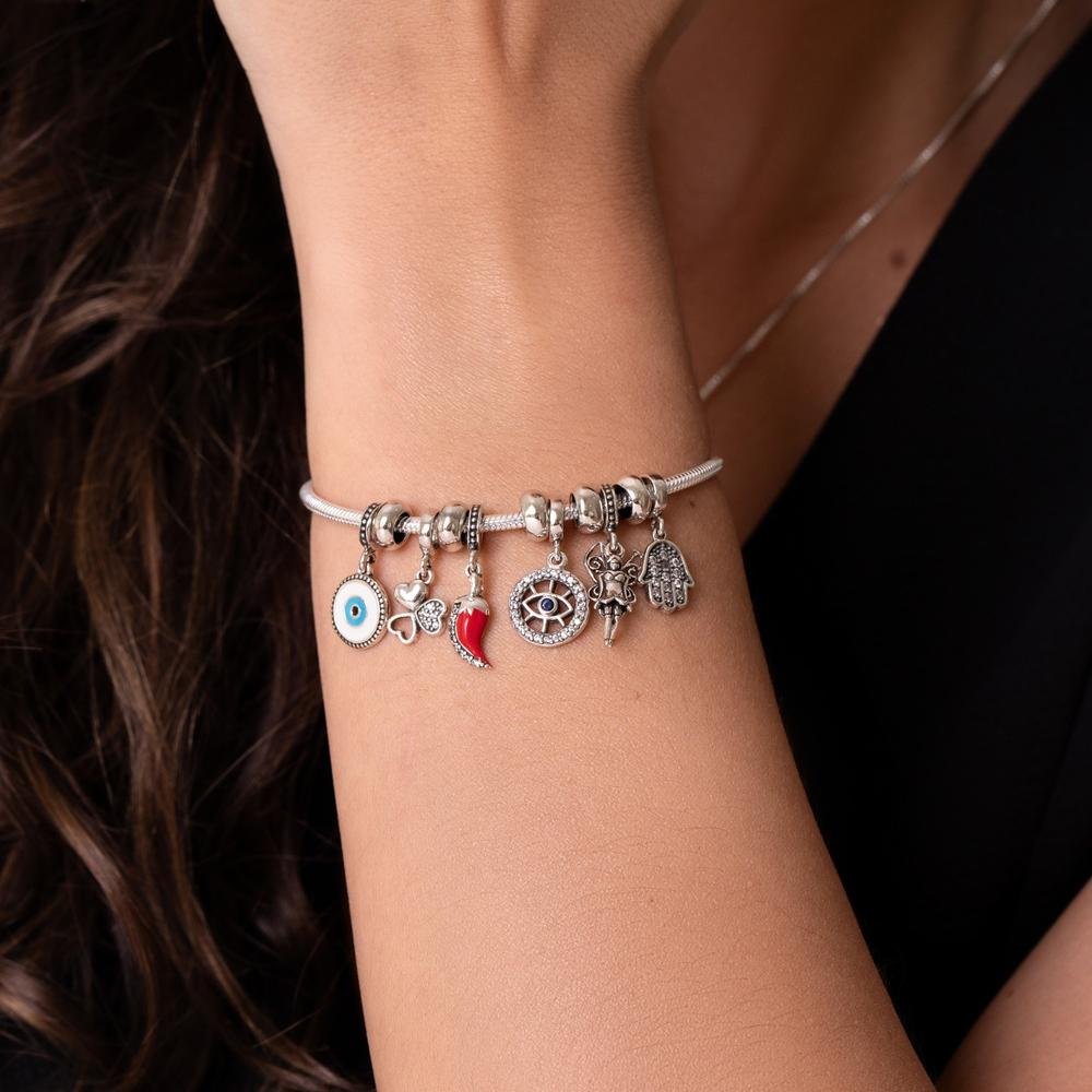 Berloque Trevo Prata 925