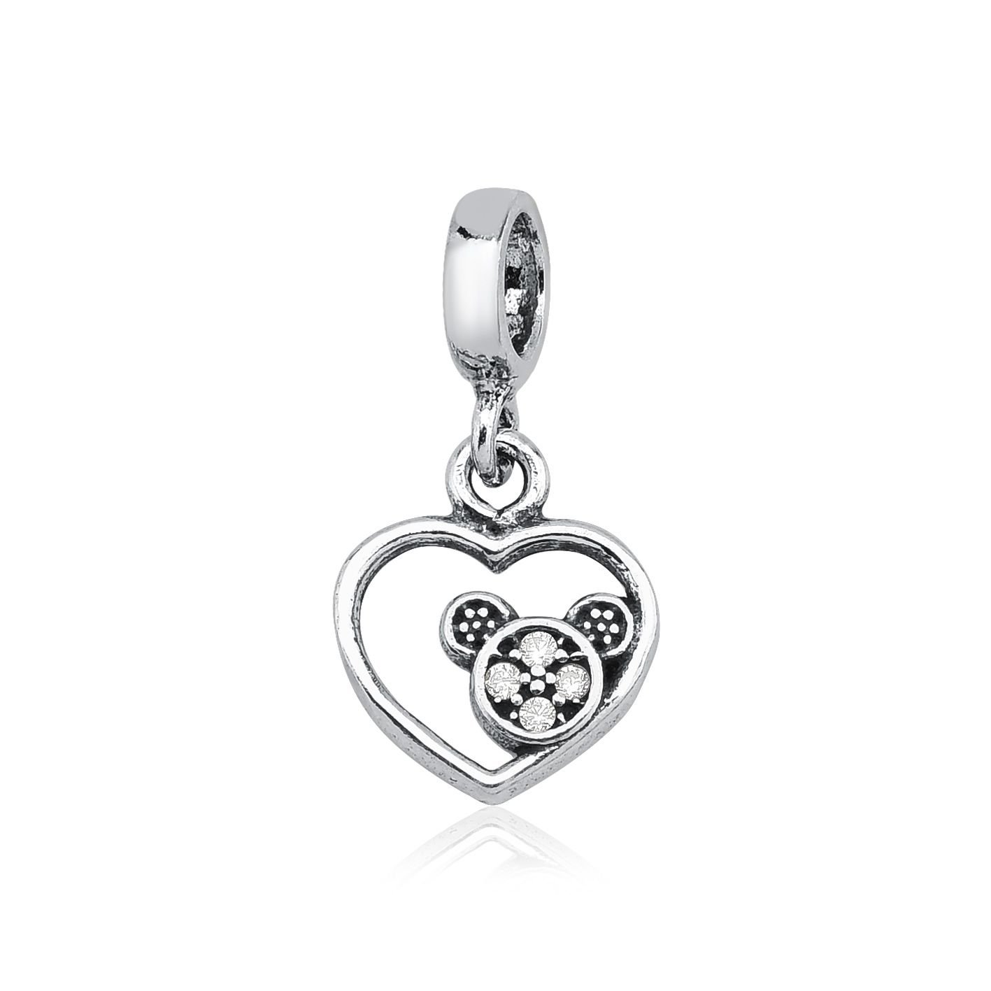 Berloque Mickey Prata 925