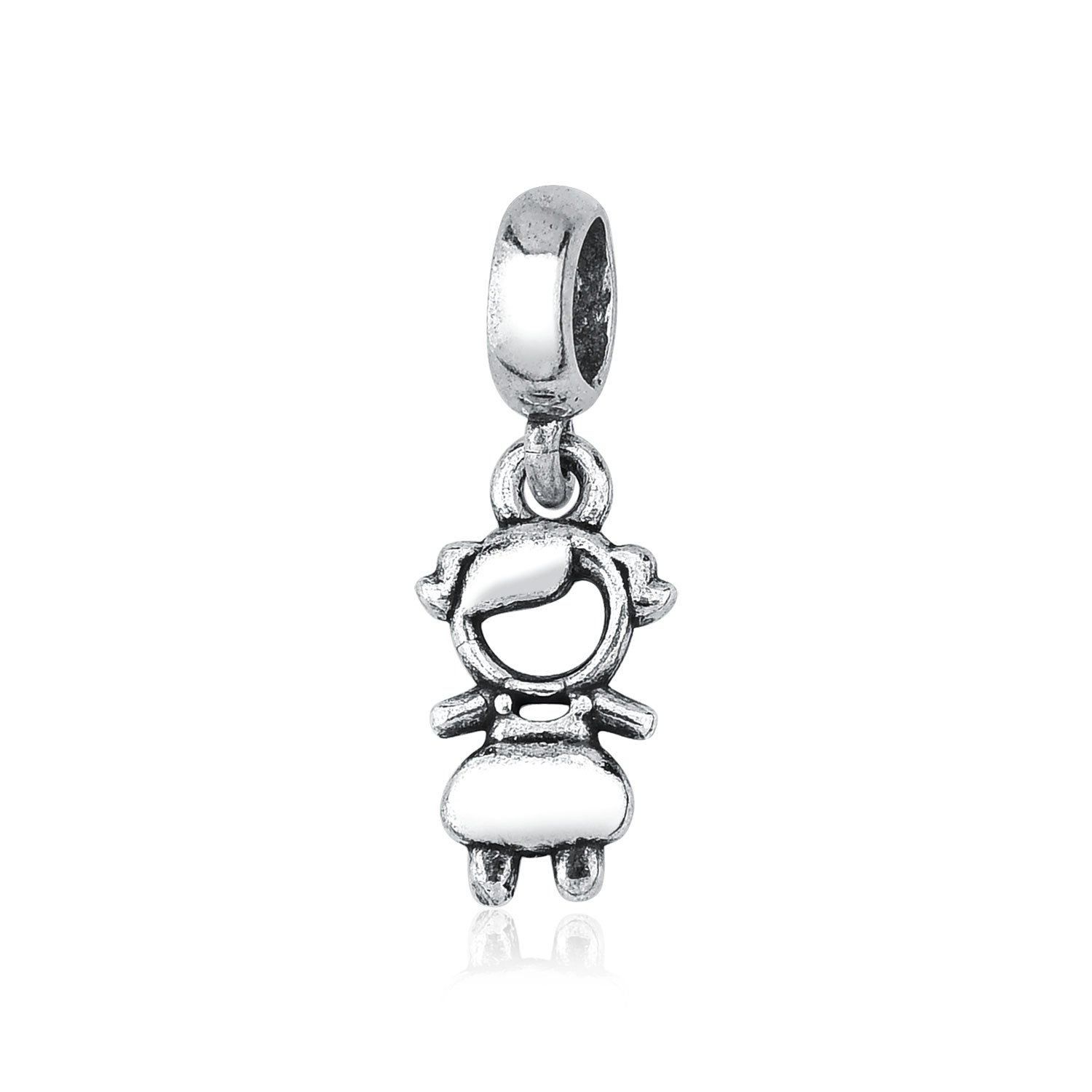 Berloque Menina Prata 925
