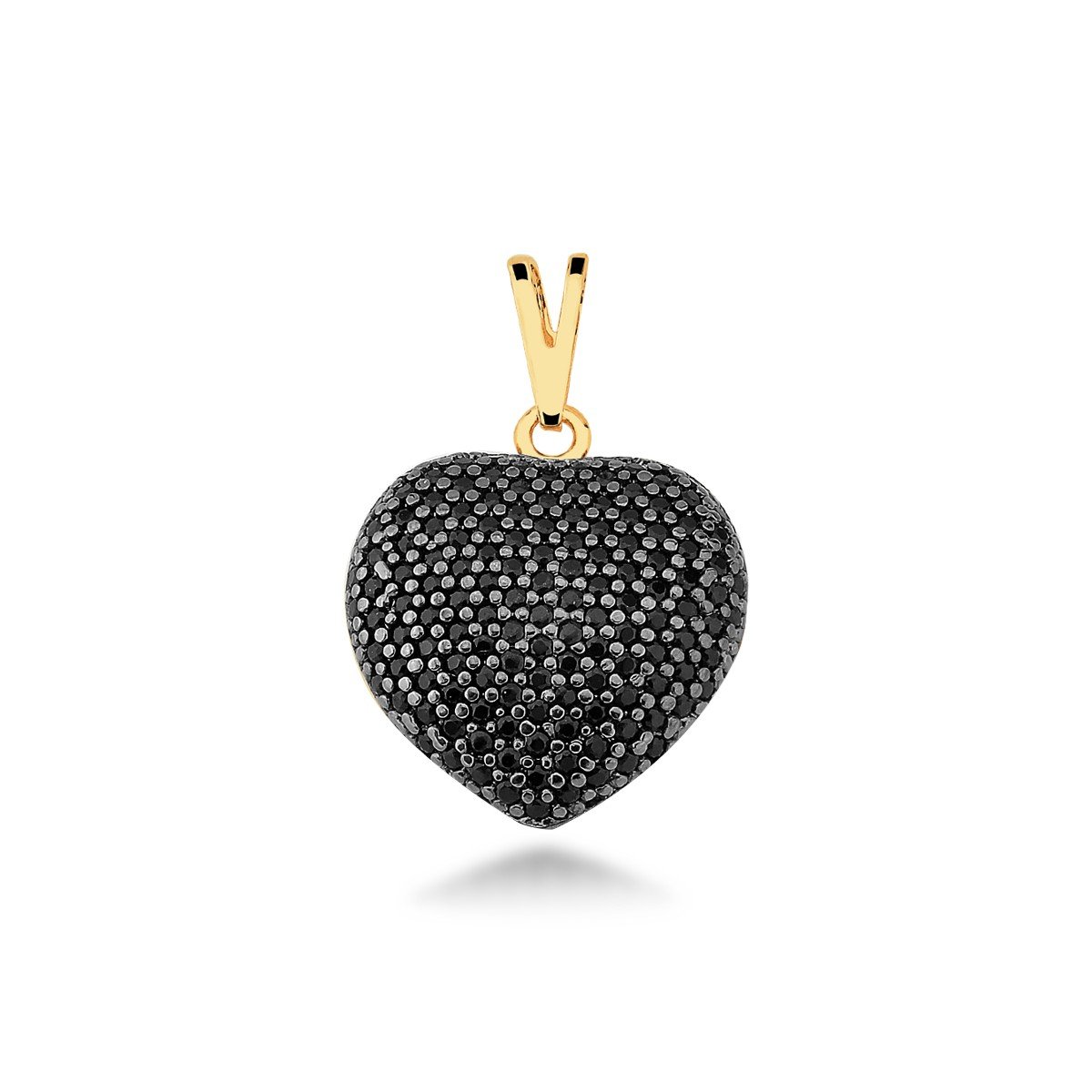 Pingente Coração Banhado a Ouro 18k