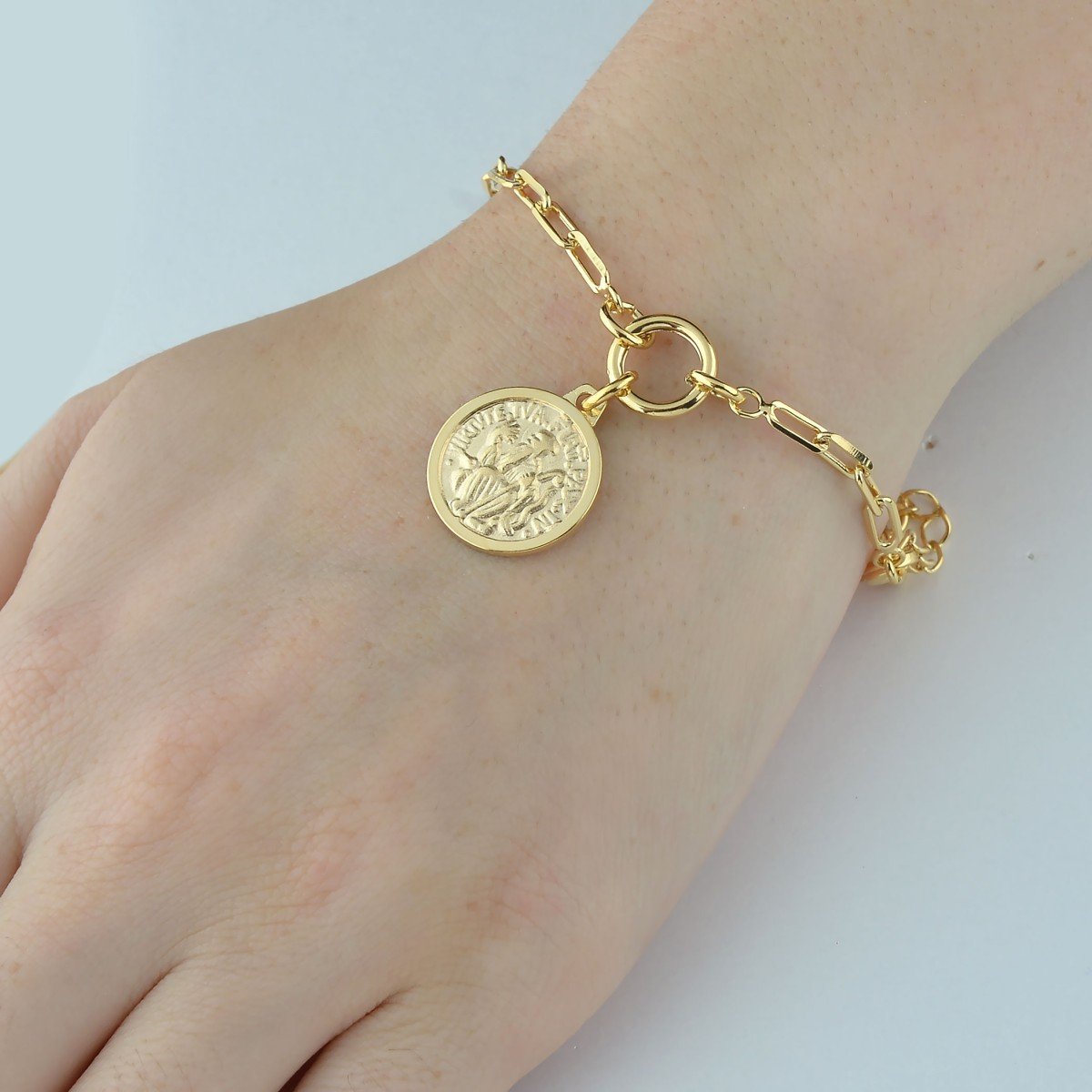 Pulseira São Bento Banhado a Ouro 18k