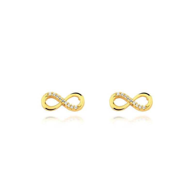 Brinco Infinito Banhado a Ouro 18k
