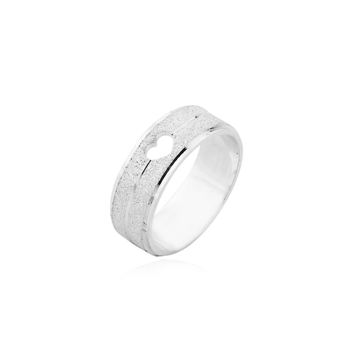 Aliança Fosca 7mm Prata 925