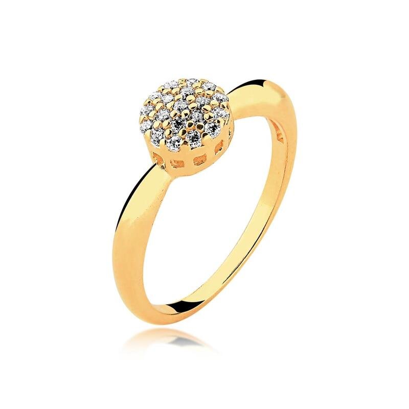 Anel Chuveirinho Banhado a Ouro 18k