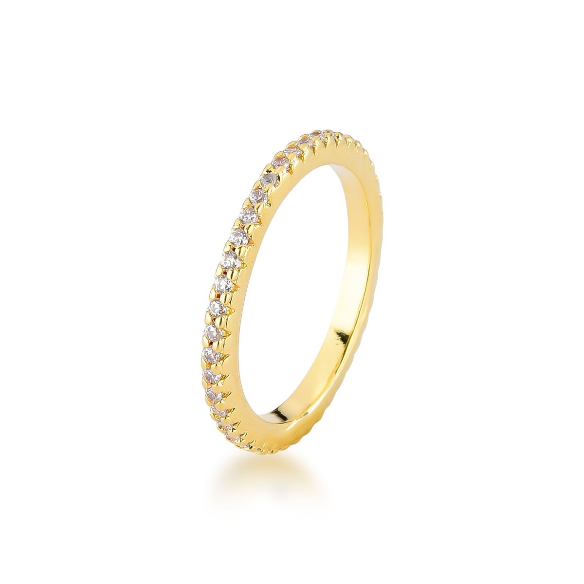 Anel Aparador Banhado a Ouro 18k