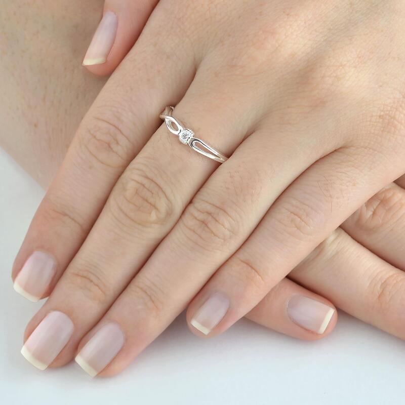 Anel Infinito Prata 925