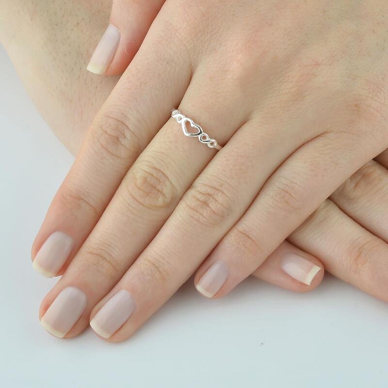 Anel Amor Infinito Prata 925