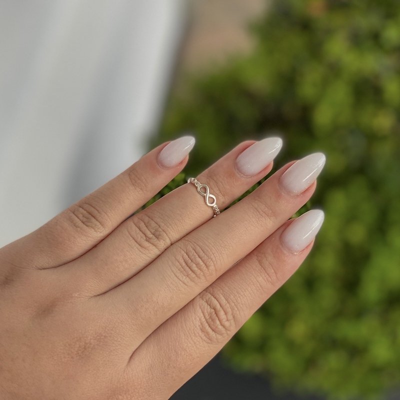 Anel Falange Infinito Prata 925