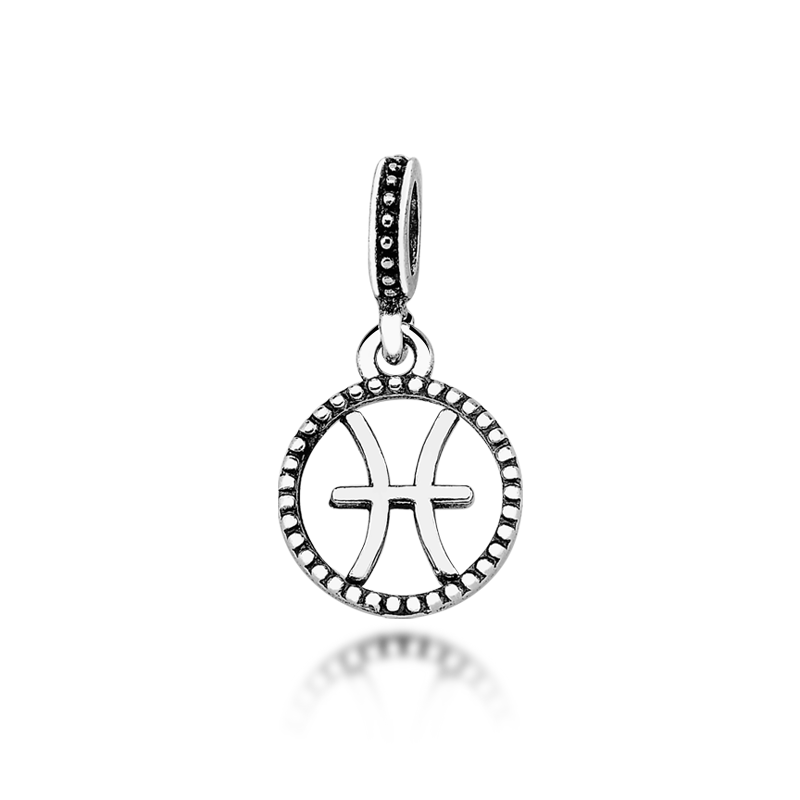 Berloque Signo Peixes Prata 925