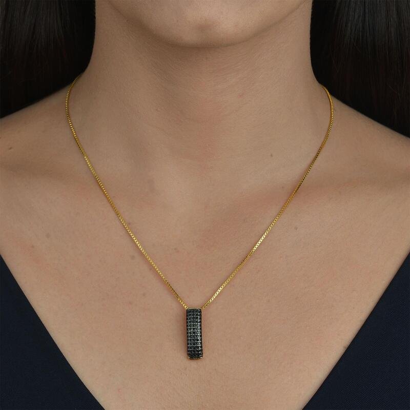 Gargantilha Micro Zircônias Banhado a Ouro 18k