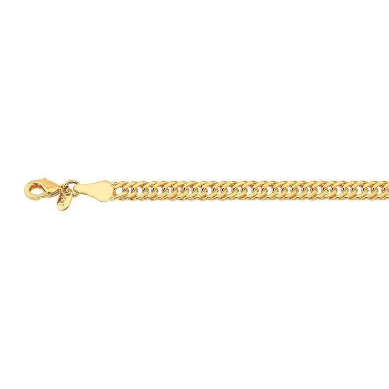 Corrente Groumet Dupla Banhado a Ouro 18k