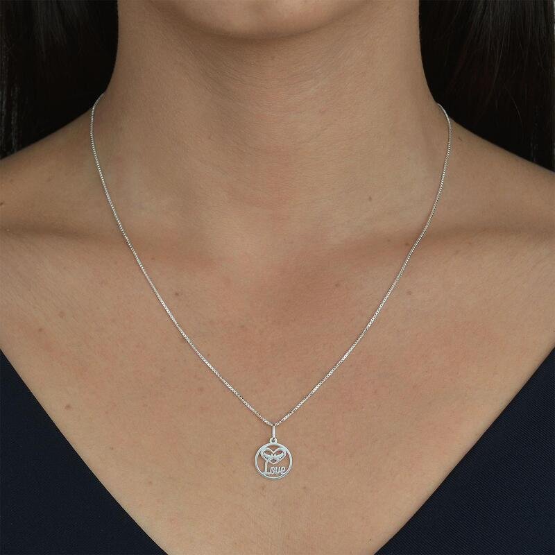 Gargantilha Love Prata 925