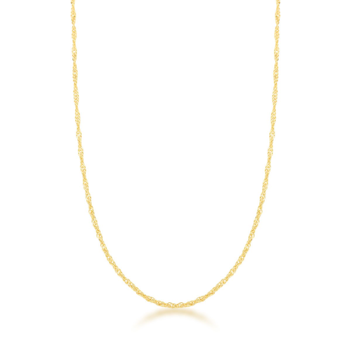 Corrente Singapura Banhado a Ouro 18k