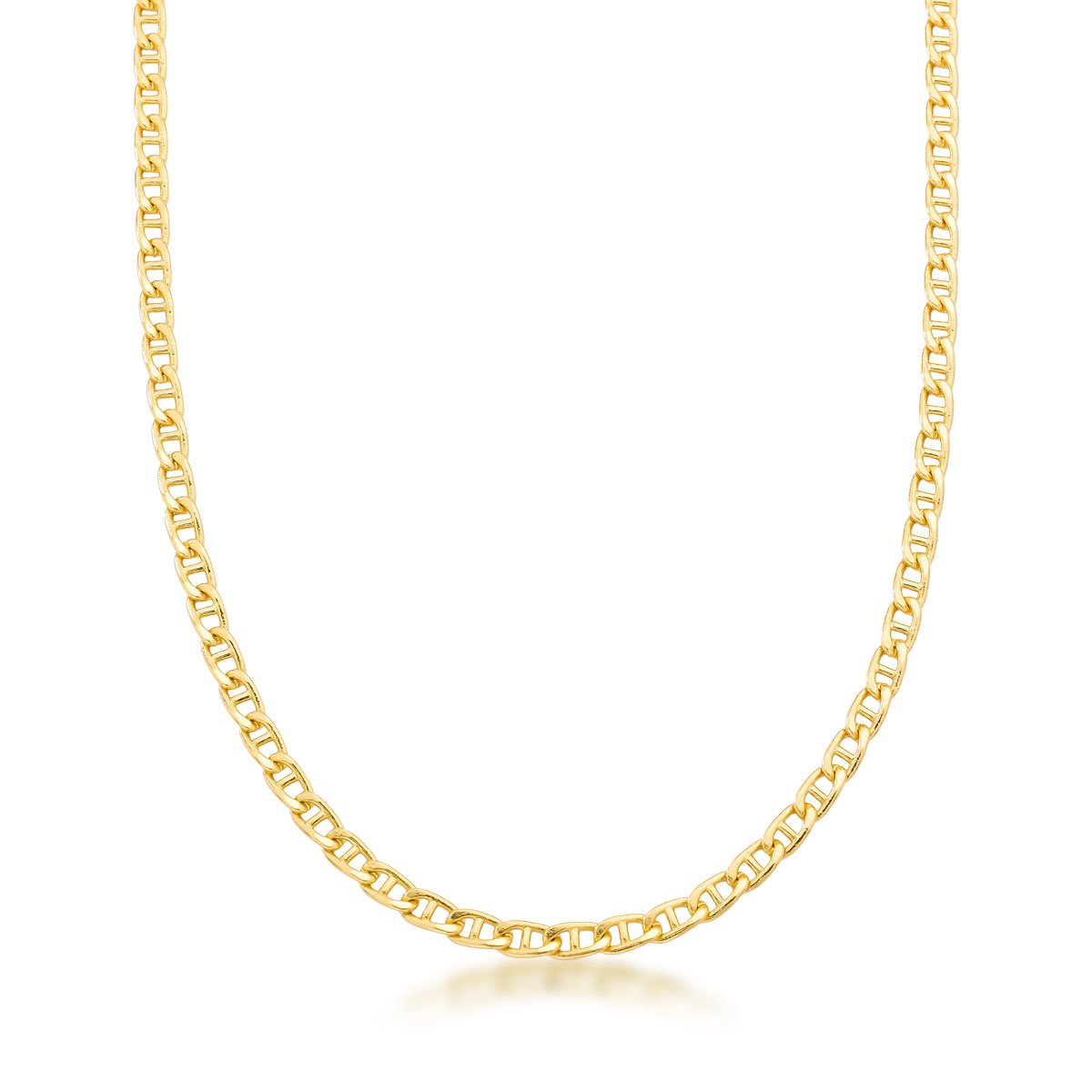 Corrente Elos Banhado a Ouro 18k