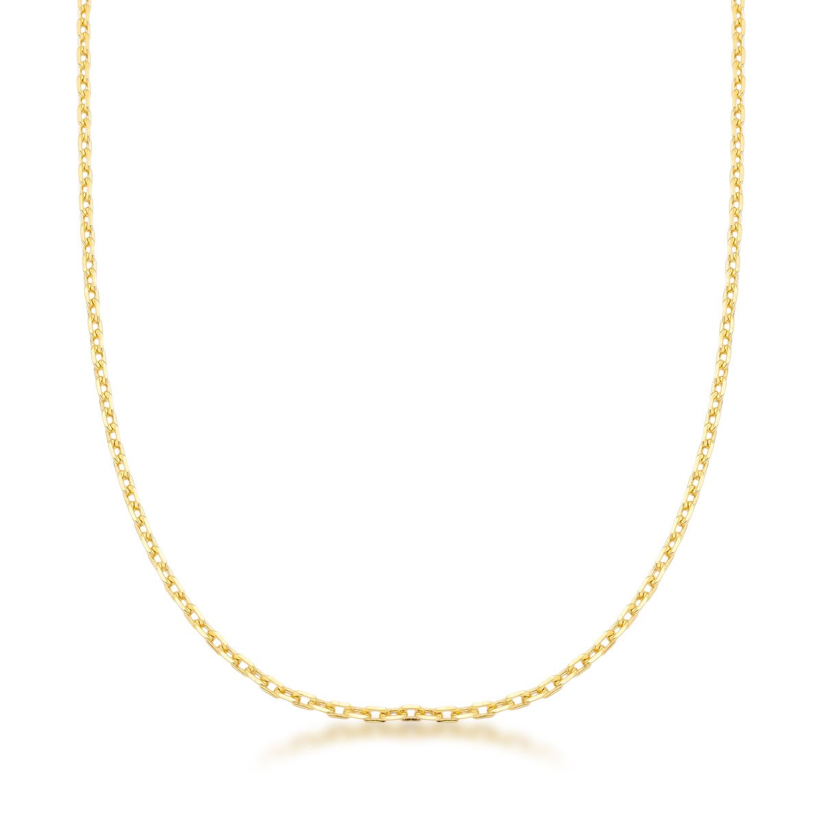 Corrente Elos Banhado a Ouro 18k