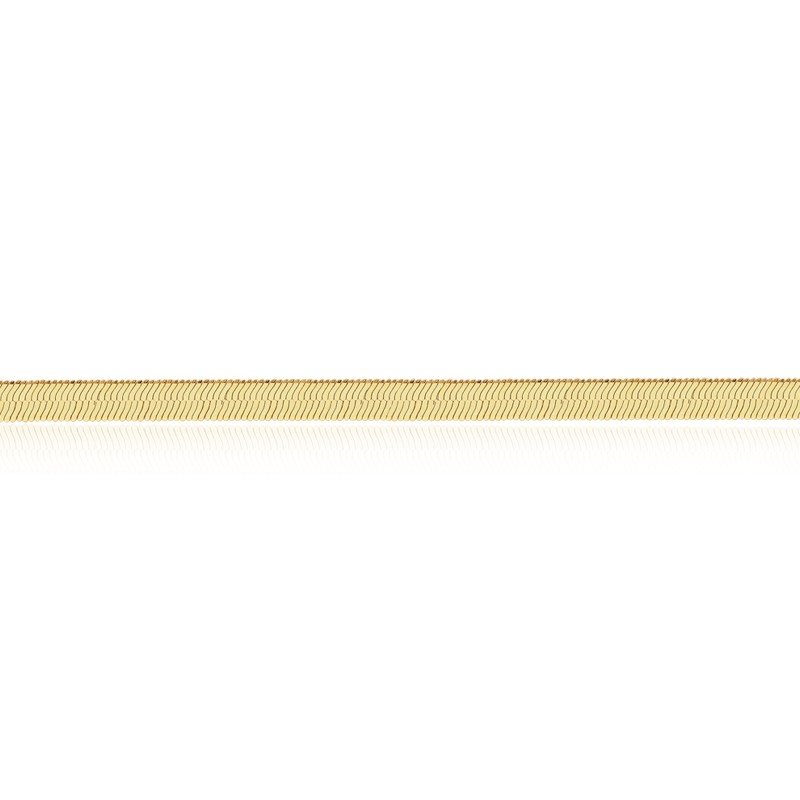 Choker Fita Laminada Banhado a Ouro 18k
