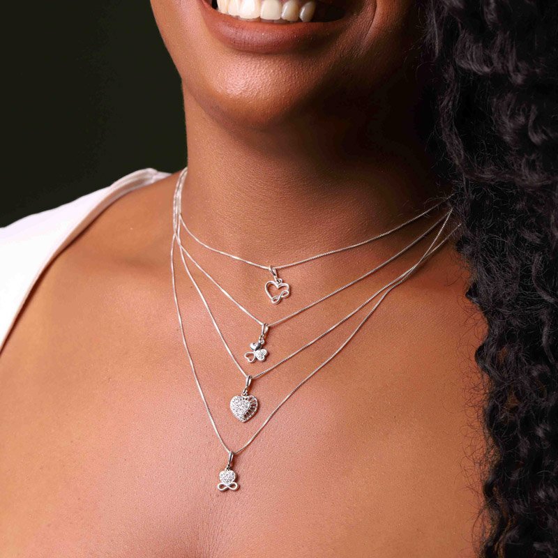 Gargantilha Amor Infinito Prata 925