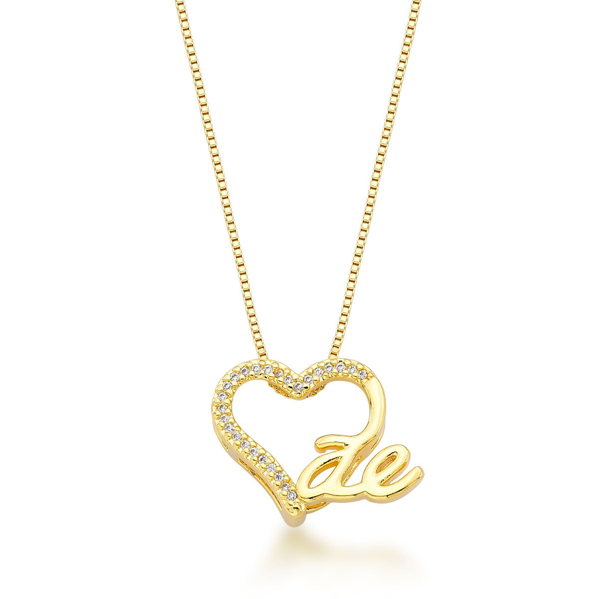 Gargantilha Mãe Banhado a Ouro 18k