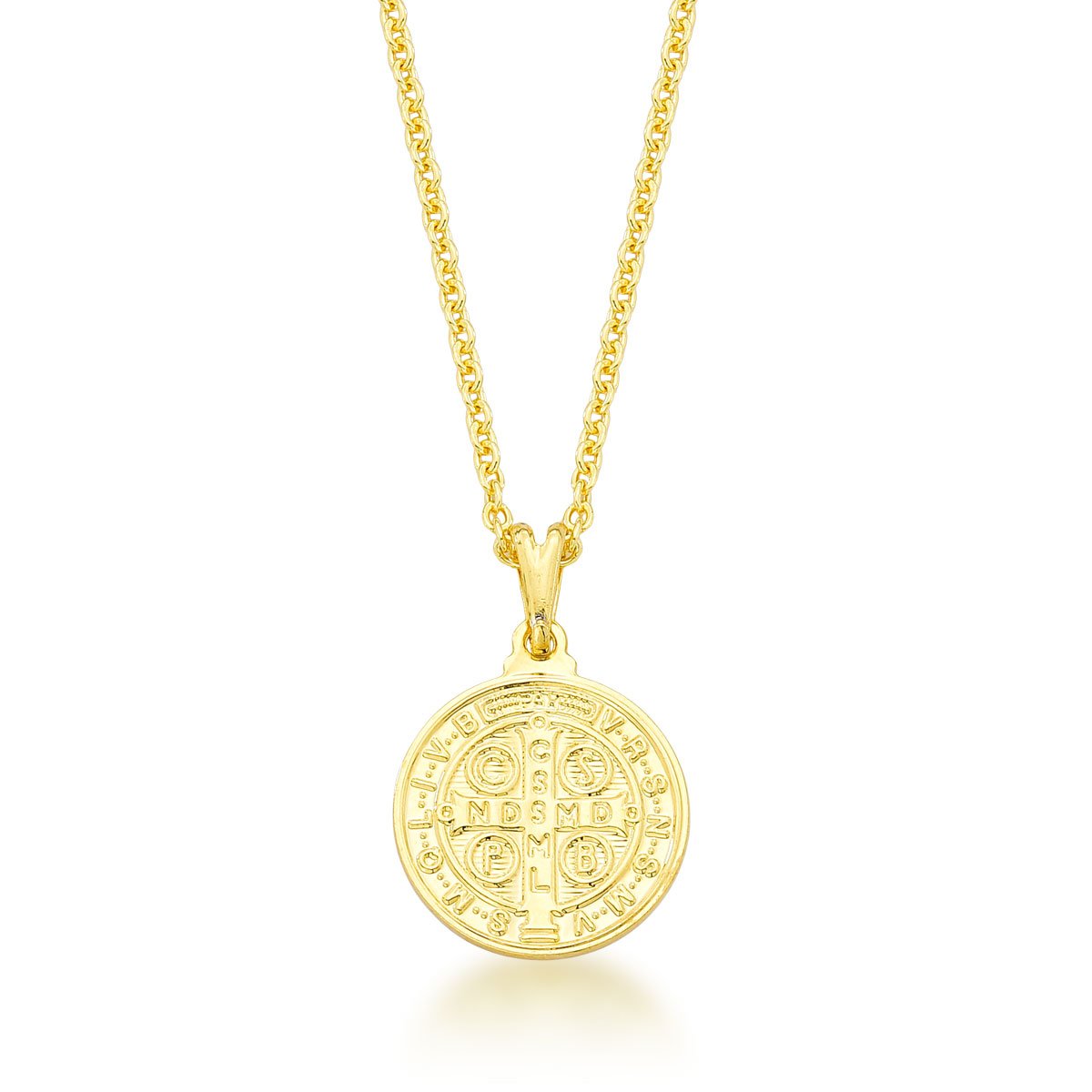 Gargantilha São Bento Banhado a Ouro 18k