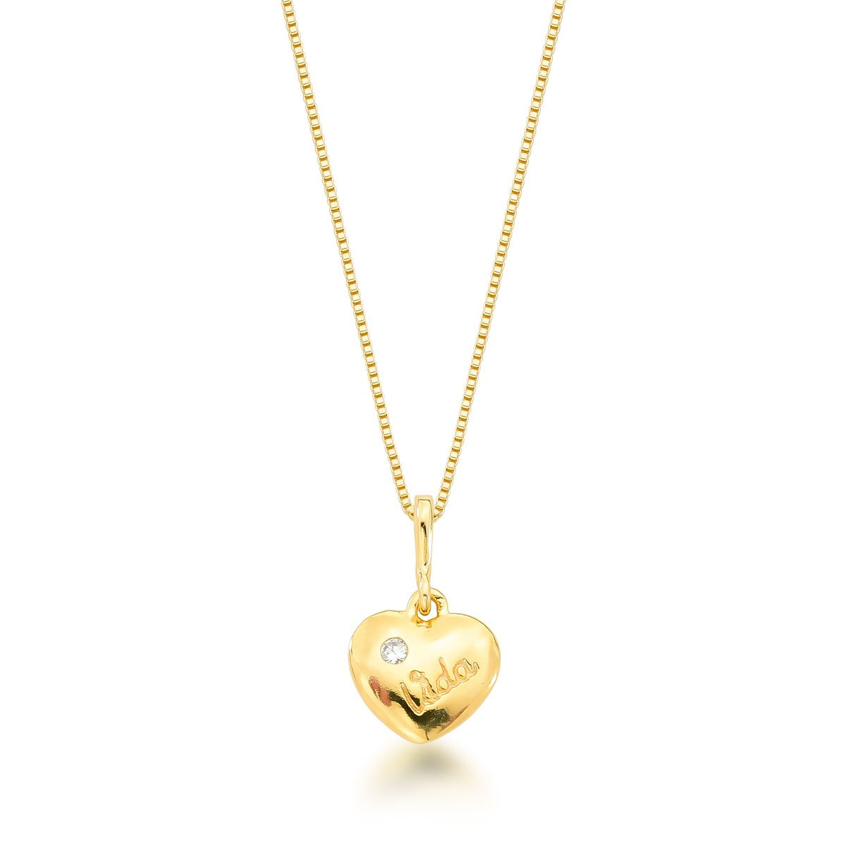 Gargantilha Vida Banhado a Ouro 18k