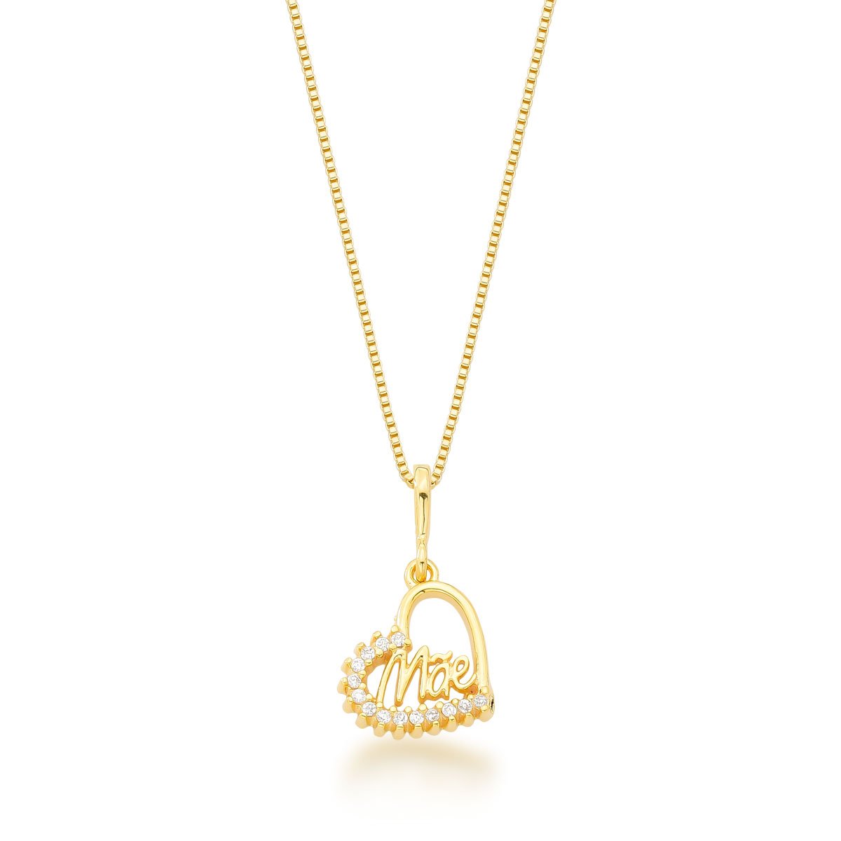 Gargantilha Mãe Banhado a Ouro 18k