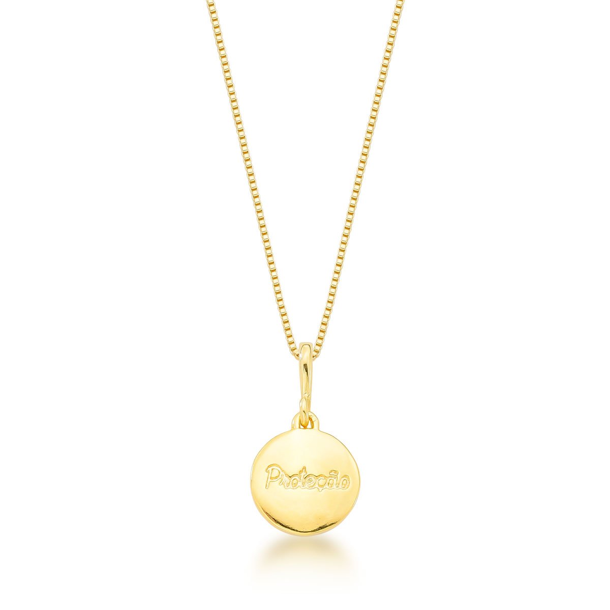 Gargantilha Olho Grego Banhado a Ouro 18k